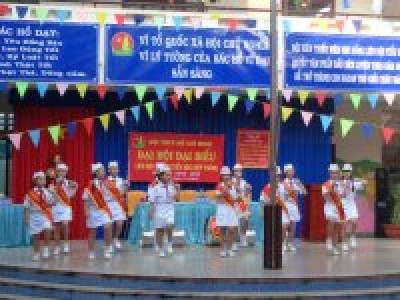 TH Hiệp Thành tổ chức đại hội liên đội năm học 2015-2016