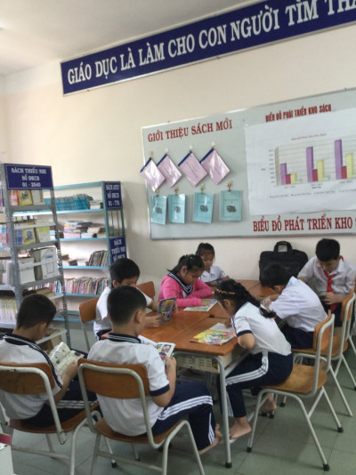 Thư viện trường tiểu học Hiệp Thành
