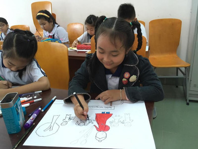 Thi vẽ tranh chào mừng 20/11