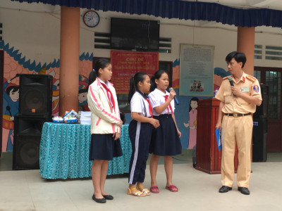 tuyên truyền an toàn giao thông cho học sinh