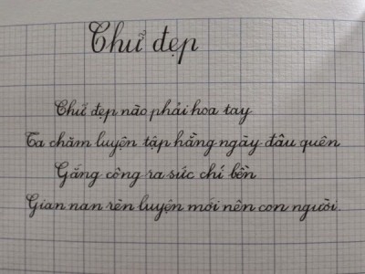 Quy tắc dạy con viết chữ đẹp theo chuẩn