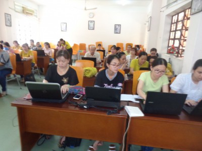 Tập huấn thu học phí không dùng tiền mặt