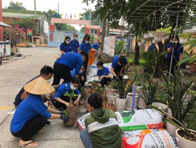 Tiểu học Hiệp Thành hưởng ứng tháng thanh niên