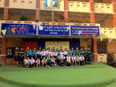 Tuyên truyền phòng cháy chữa cháy và cứu nạn cứu hộ - mô hình “ nhà tôi có bình chữa cháy”