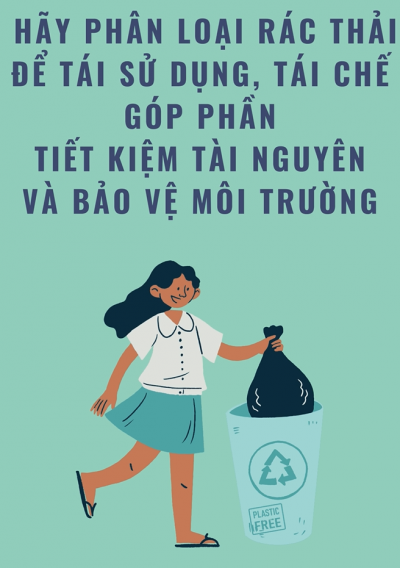 Phân loại rác - hành động nhỏ, ý nghĩa lớn