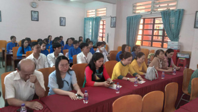 Đón nhận đoàn giáo sinh thực tập sư phạm Trường Đại Học Thủ Dầu Một năm học 2023-2024