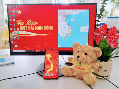 Trường Tiểu học Hiệp Thành hưởng ứng cuộc vận động “Tự hào một dải non sông” của Trung ương Đoàn