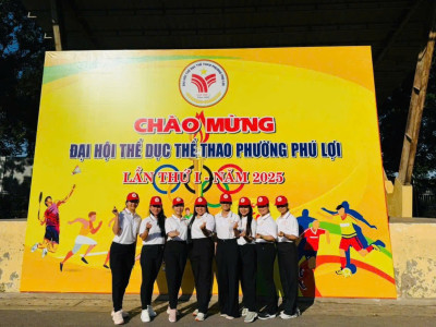 Trường tiểu học Hiệp Thành tham gia lễ khai mạc hội thao phường Phú Lợi