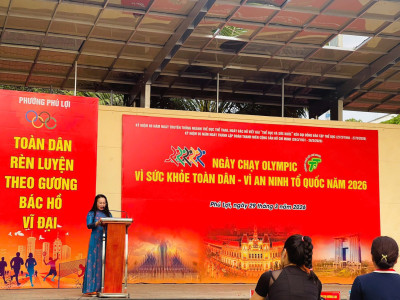 Trường tiểu học Hiệp Thành tích cực tham gia “Ngày chạy Olympic 2026 vì sức khỏe toàn dân, vì an ninh Tổ quốc”.