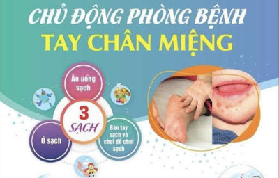 Hướng dẫn giáo viên nhận diện và xử lý trẻ bị tay chân miệng