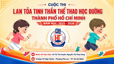 Trường tiểu học Hiệp Thành tham gia cuộc thi " Lan tỏa tinh thần thể thao học đường"