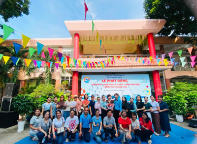 Trường Tiểu học Hiệp Thành tích cực tham gia lễ phát động toàn dân tập luyện môn bơi, phòng chống đuối nước năm 2026.