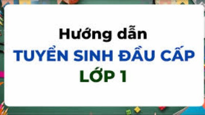 Hướng dẫn phụ huynh xác nhận hoặc từ chối vào lớp 1 trực tuyến