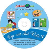 Phần mềm tập viết lớp 3