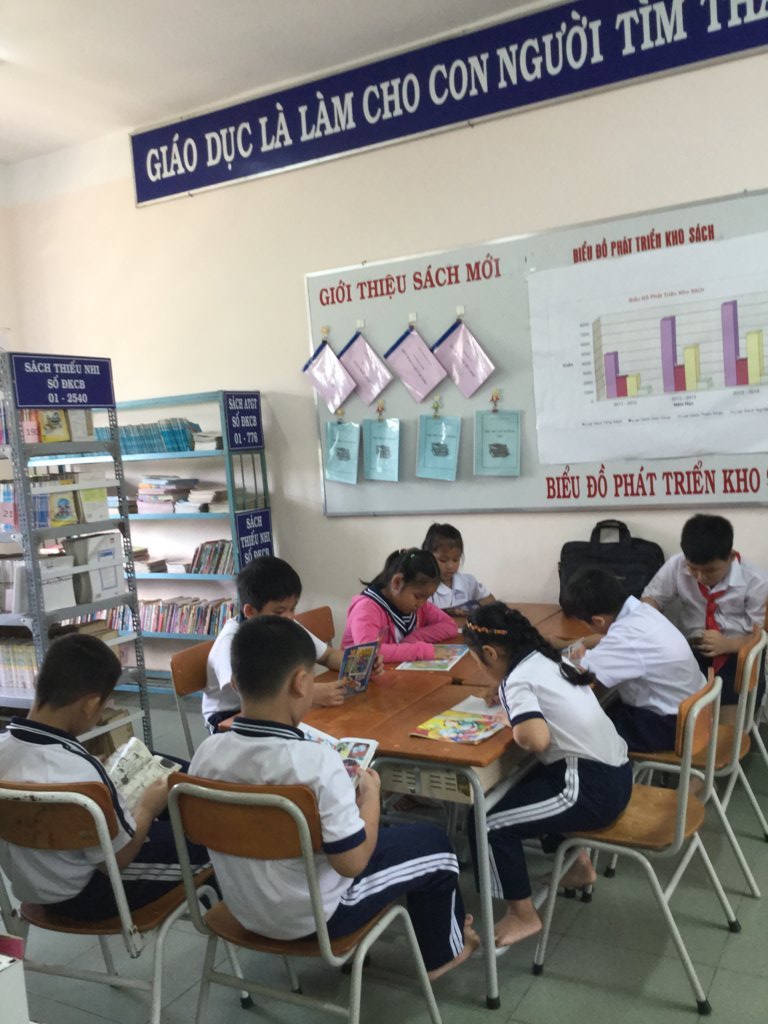 Thư viện trường tiểu học Hiệp Thành