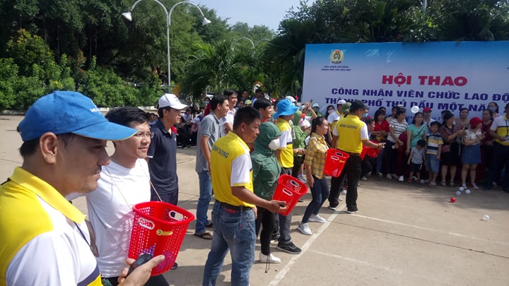Rộn ràng hội thao công nhân, viên chức lao động TP Thủ Dầu Một