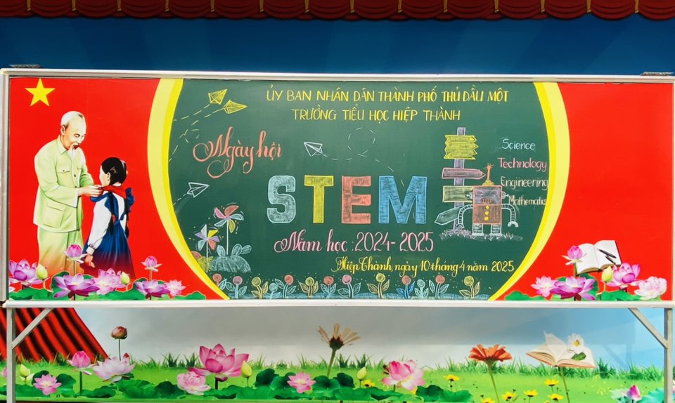 Trường tiểu học Hiệp Thành tổ chức ngày hội STEM