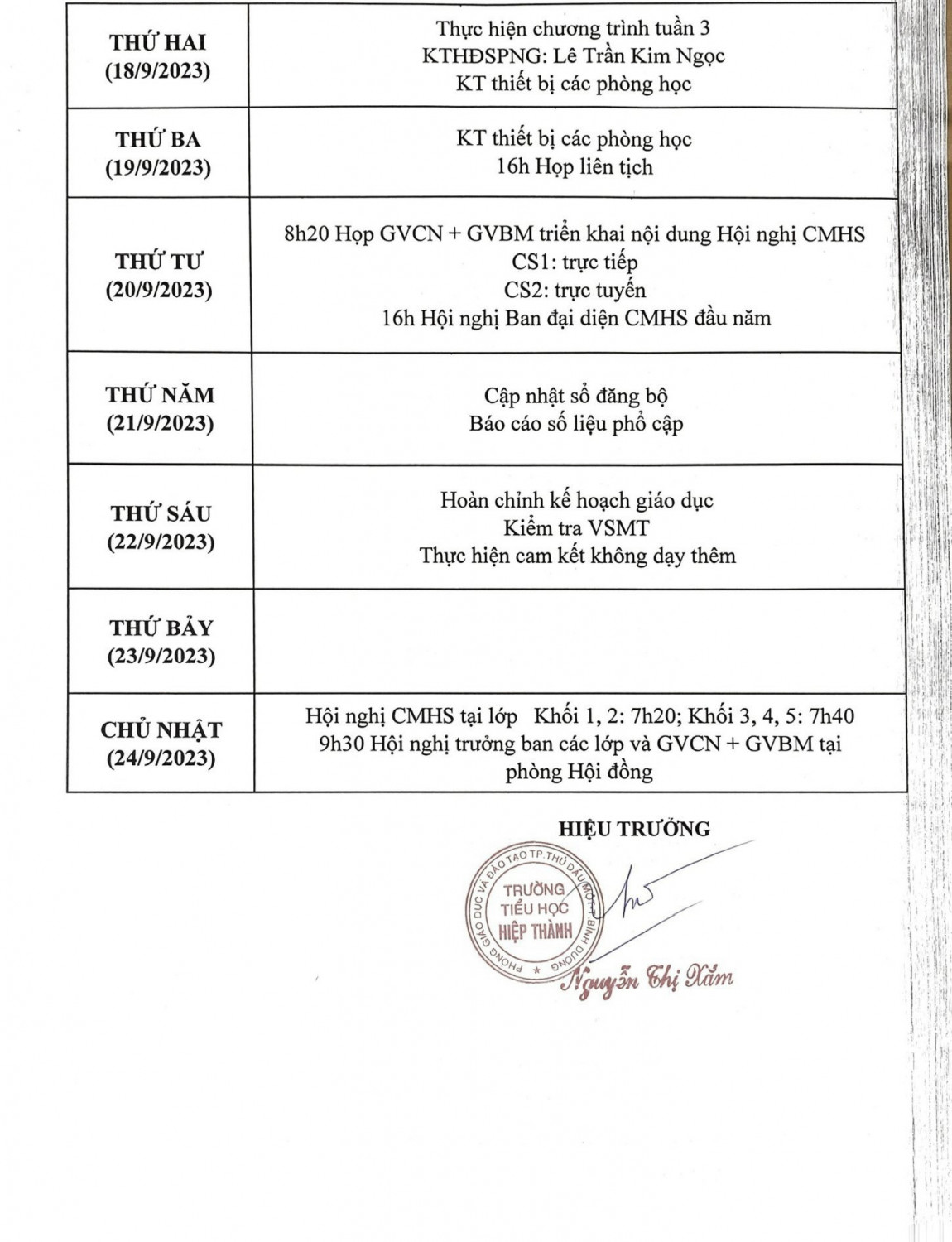 Lịch Tuần