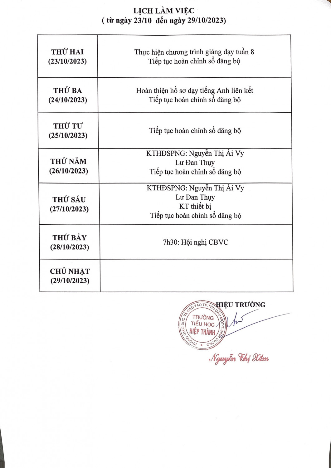 Lịch Tuần